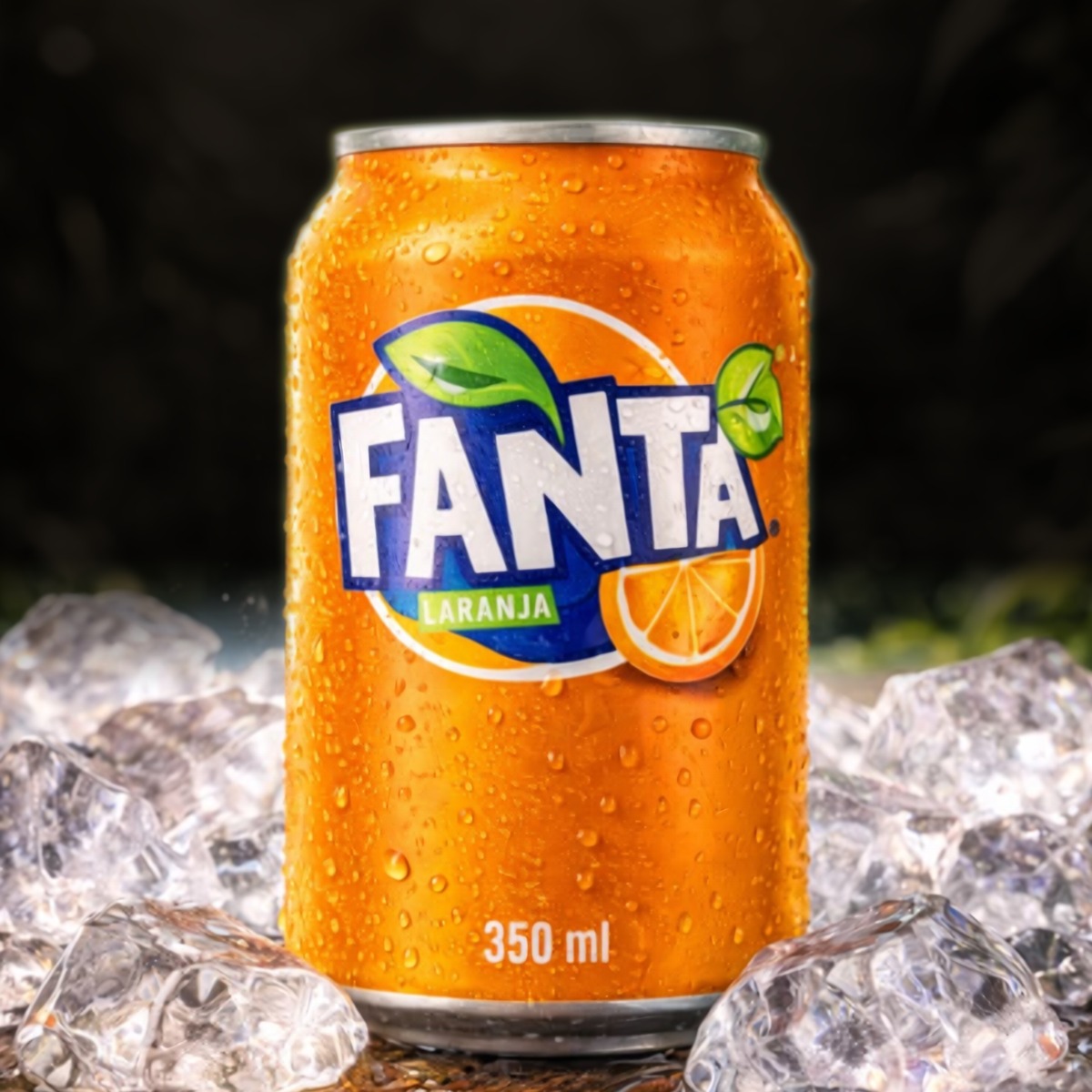 Lata de Fanta gelada